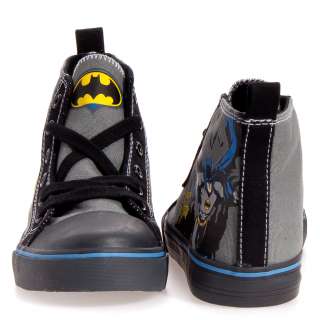 Character Batman Hi Top Canvas Casual Boy/Girls Kids Shoes  