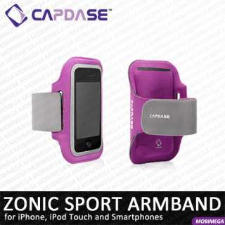 Capdase Zonic Sport Arm Band Pocket iPhone iPod Purple  