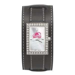   Avalanche Ladies NHL Starlette Watch (Wide Leather Band) Sports