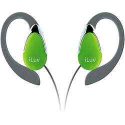 jWIN iLuv I201 Green Over the Ear Stereo Earphones  