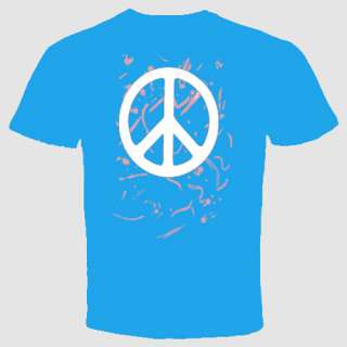 peace t shirt hippie symbol sign freedom global vintage  