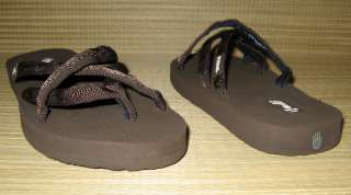 NEW Teva Olowahu Brown Mush Flip Flops Sandals WOMENS 7  