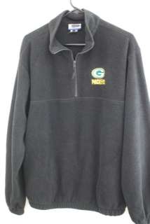 Green Bay Packers Mens M 1/4 Zip Fleece Sweater! Reebok  