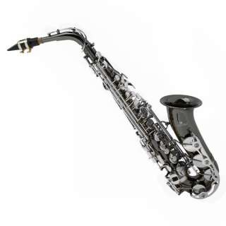 Cecilio Black Nickel/Nickel Alto Saxophone Sax +Tuner  