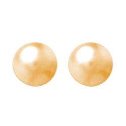 14k Pink Gold 6 mm Bead Ball Stud Earrings  Overstock