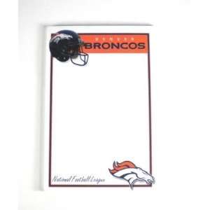  Denver Broncos 5x8 Notepad   50 Sheets: Office Products