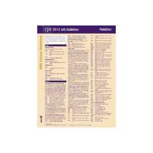  CPT 2012 Express Reference Coding Card Pediatrics 