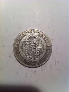 Antique Silver Coin GEORGIUS III DEI GRATIA 1820  