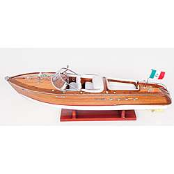   Modern Handicrafts Riva Aquarama Painted Model Boat  