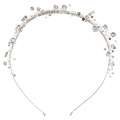 Tacori Bridal Evening Sterling Silver White Topaz and Crystal Headband