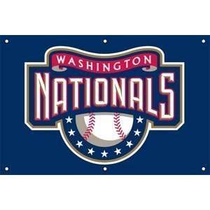 Washington Nationals Indoor/Outdoor Fan Banner 3 ft x 2 ft MLB 
