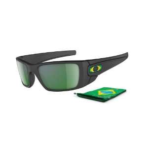 Oakley Country Flag Fuel Cell Sunglasses (Brazil)  Sports 
