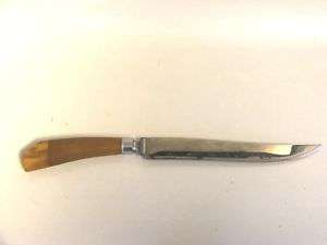 VINTAGE ROYAL STAINLESS STEEL CARVING KNIFE BAKELITE  