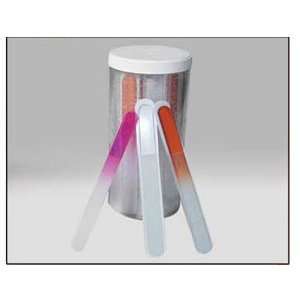  Rucci Large Glass Nail File (48 Pieces Per Bucket): Beauty
