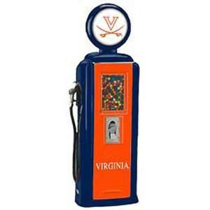   University of Virginia Cavaliers Gas Pump Gumball Machine Sports