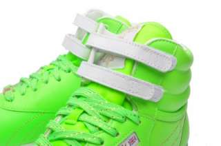 Reebok Womens shoes Freestyle HI 32 953314 Neon Green  