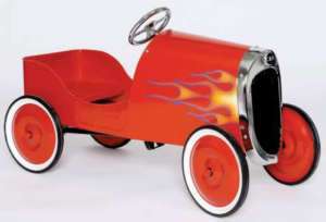 34 Classic RED Hot Rod Pedal Car FREE SHIP! NEW!!  