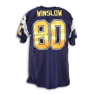  Kellen Winslow Signed San Diego Chargers Jersey: Sports 