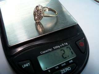 0K Solid Gold 2.7 Grams Size 6.25 Ring Wear No Scrap  