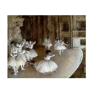  Edgar Degas   Ballet Rehearsal On The Set, 1874 Giclee 