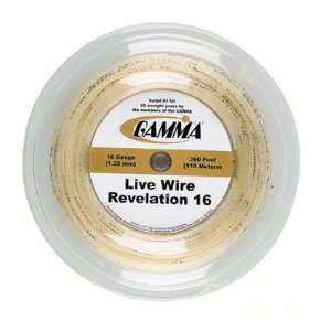  Gamma Live Wire Revelation Tennis String   360ft Reel 