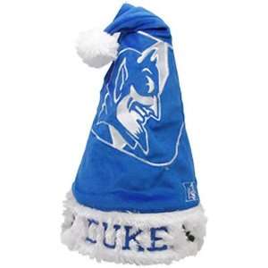 DUKE BLUE DEVILS OFFICIAL LOGO CHRISTMAS SANTA HAT:  Sports 