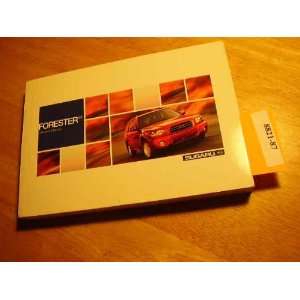  2005 Subaru Forester Owners Manual Subaru Books