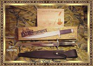 Gil Hibben GH5019 Old West Toothpick Knife & Sheath  