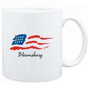  Mug White  Bloomsburg   US Flag  Usa Cities Sports 