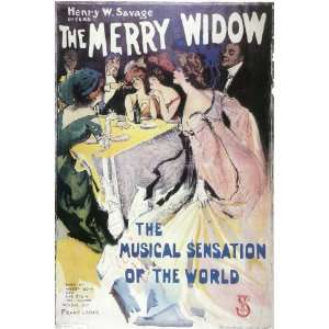  Merry Widow, The (Broadway)   Movie Poster   27 x 40