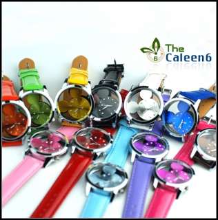   Children Fashion Round Wrist Watches Sweet 10 Colors 9687  