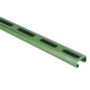   B1400S 10GR Slotted Channel,10 Ft,13/16 In D,Green: Home Improvement