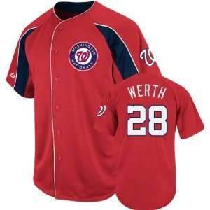  Jayson Werth Washington Nationals Red Double Play Jersey 