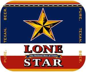 Lone Star Beer Mouse Pad   Style 3  