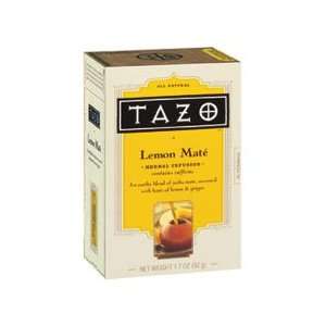 Tazo Tea, Tea, Lemon Mate, 20 Bag (Pack of 6)  Grocery 