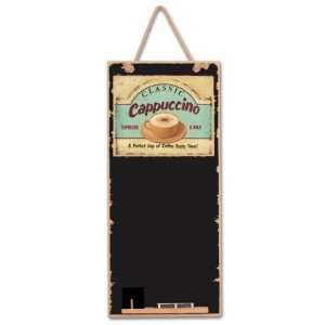    CAPPUCCINO COFFEE KITCHEN CHALKBOARD / BLACKBOARD