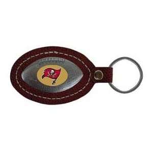  Tampa Bay Buccaneers Leather Football Key Ring: Sports 
