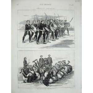  1876 Chinese Soldiers Tigers Acrobatic Performance
