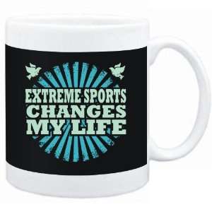 Mug Black  Extreme Sports changes my life  Hobbies  