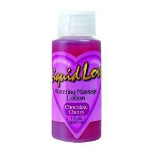  Liquid Love Warming Massage Oil 1oz Chocolate Cherry 