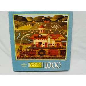 Charles Wysocki 1000 Piece Jigsaw Puzzle Titled, All Aboard