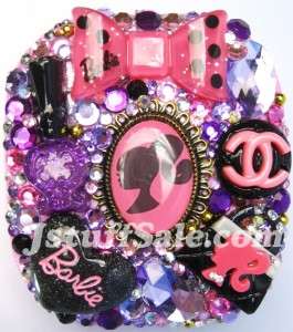 Barbie bling deco kawaii contact lens case  