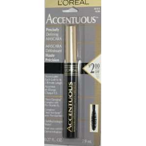  Loreal Accentuous Precisely Defining Mascara Soft Black 