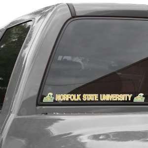  Norfolk State Spartans University Name Automobile Decal 