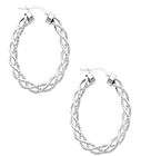   THICK front profile 14k 14kt GOLD HOOP EARRINGS Hypoallergenic  