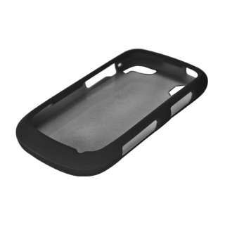   8992 Verizon Black Rubberized Hard Case Cover +Screen Protector  