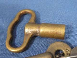 Antique Brass & Cast Iron Furniture & Lock Keys & One Key Wind  