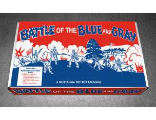 Marx BATTLE of the BLUE and GRAY Play Set Box  