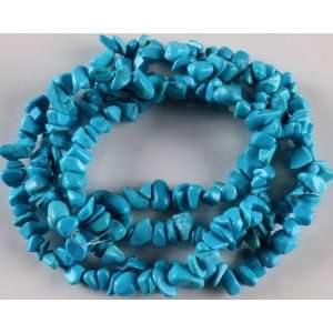   Blue Turqoise Gemstone Chip Beads 5~12mm ~Loose Beads~