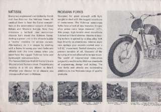   moto cross kit into a racing bike. Also 1966 & 1974 brochures of 4
